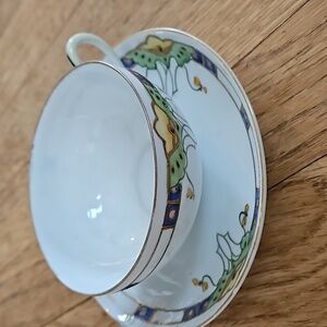 Vintage Nippon art deco cup and saucer